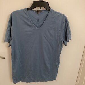 John Varvatos Light dusty Blue V-Neck Short Sleeve Tee